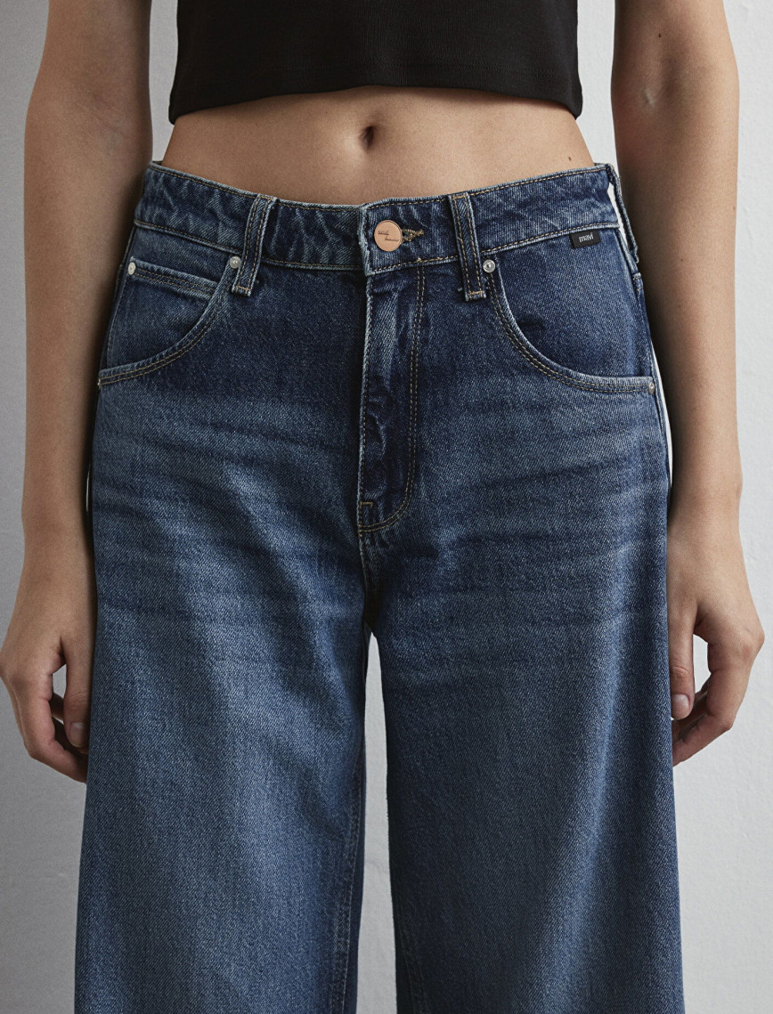 Mavi Siena Iconic Puslu Koyu Mavi  Jean Pantolon 1010763-87748