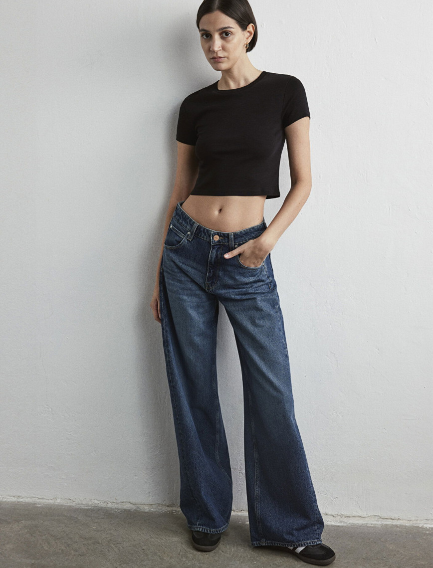 Mavi Siena Iconic Puslu Koyu Mavi  Jean Pantolon 1010763-87748