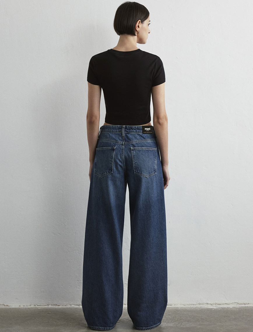 Mavi Siena Iconic Puslu Koyu Mavi  Jean Pantolon 1010763-87748