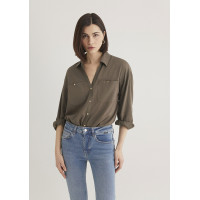 Mavi Haki Gömlek Regular Fit / Normal Kesim 1210985-80697 Mavi Haki Gömlek Regular Fit / Normal Kesim 1210985-80697