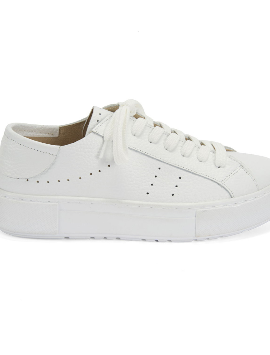 Kadın Beyaz Deri Spor Ayakkabı Kadın Beyaz Deri Spor Ayakkabı