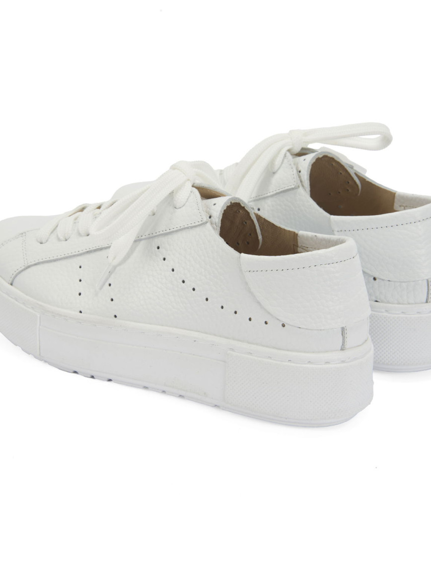 Kadın Beyaz Deri Spor Ayakkabı Kadın Beyaz Deri Spor Ayakkabı