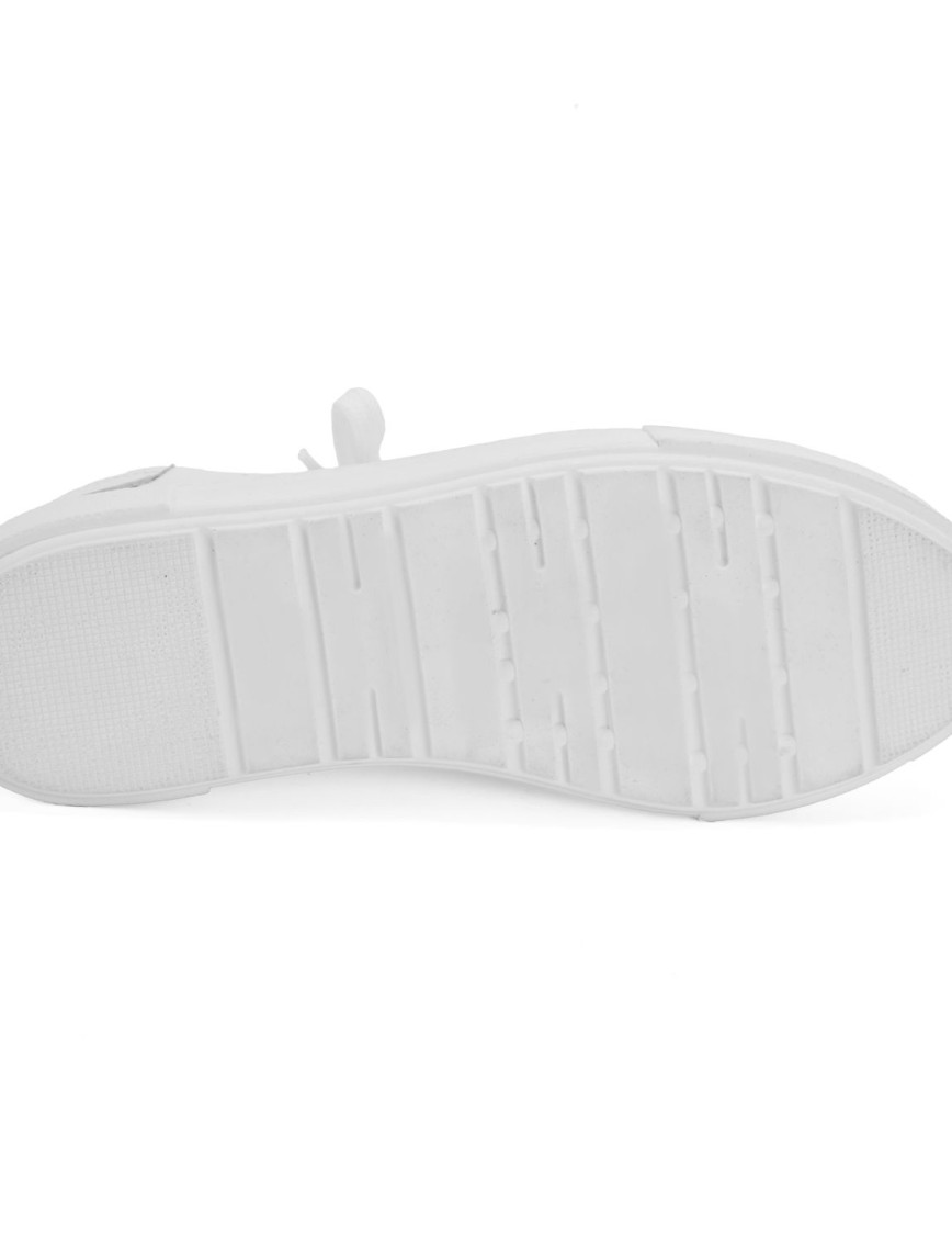 Kadın Beyaz Deri Spor Ayakkabı Kadın Beyaz Deri Spor Ayakkabı