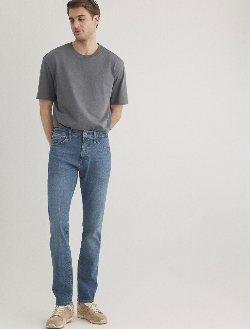 Mavi Jake Krmzbyz Mavi Premium Puslu Vintage Mavi Jean Pantolon 0042285192