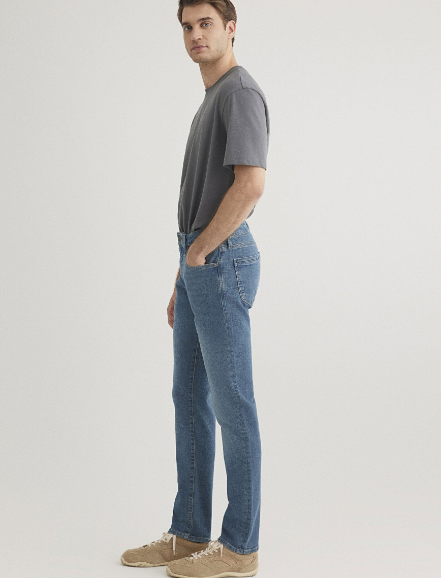 Mavi Jake Krmzbyz Mavi Premium Puslu Vintage Mavi Jean Pantolon 0042285192