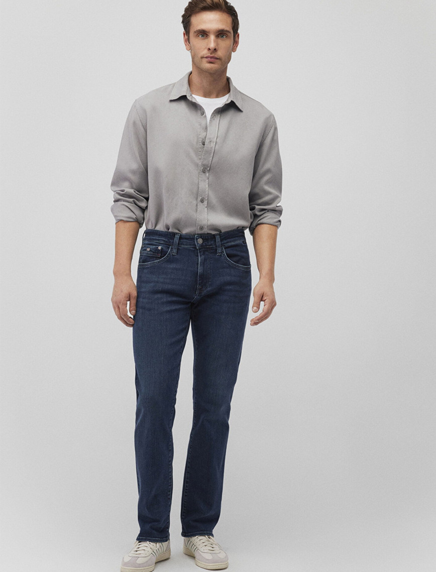 Mavi Martin Mavi Premium Puslu Koyu Mavi Jean Pantolon 0037885202