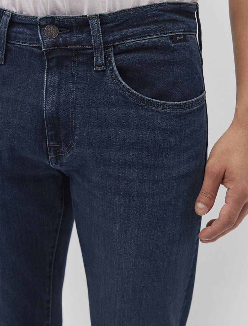 Mavi Martin Mavi Premium Puslu Koyu Mavi Jean Pantolon 0037885202