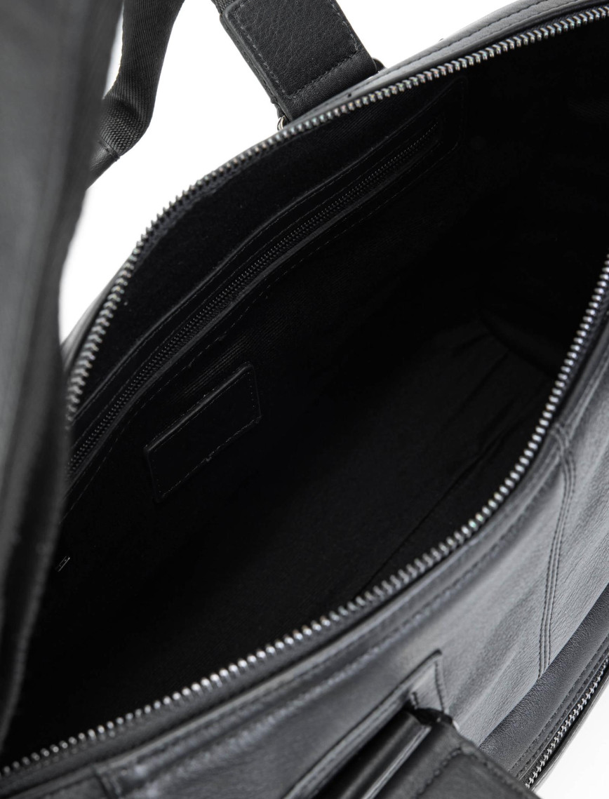 Tamer Tanca Erkek Hakiki Deri Siyah Evrak Çantası Tamer Tanca Erkek Hakiki Deri Siyah Evrak Çantası