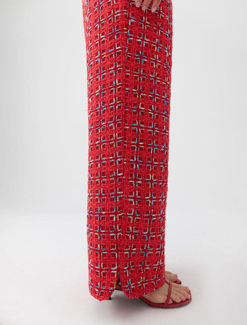 Yüksek Bel Tüvit Pantolon Yüksek Bel Tüvit Pantolon