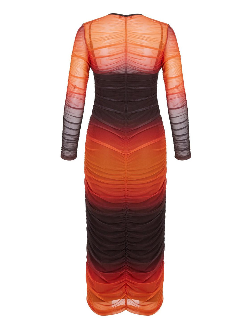 Drapeli Tül Elbise Drapeli Tül Elbise