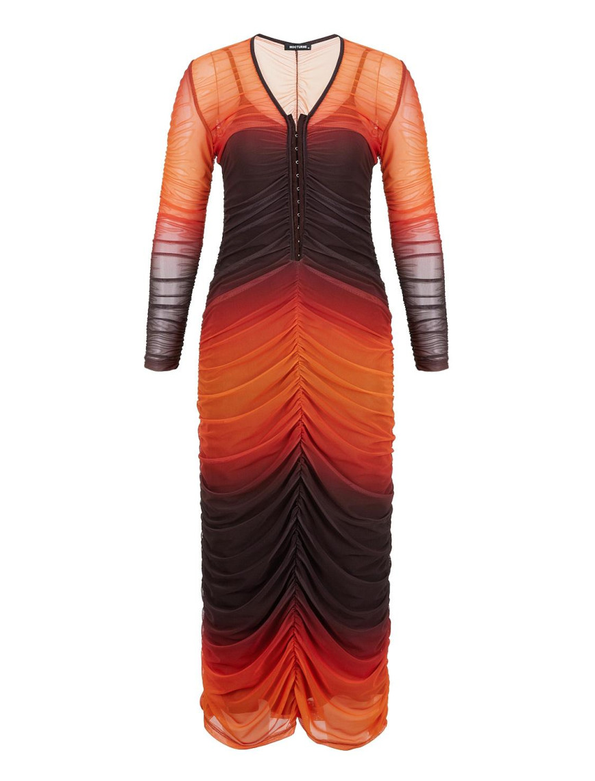 Drapeli Tül Elbise Drapeli Tül Elbise