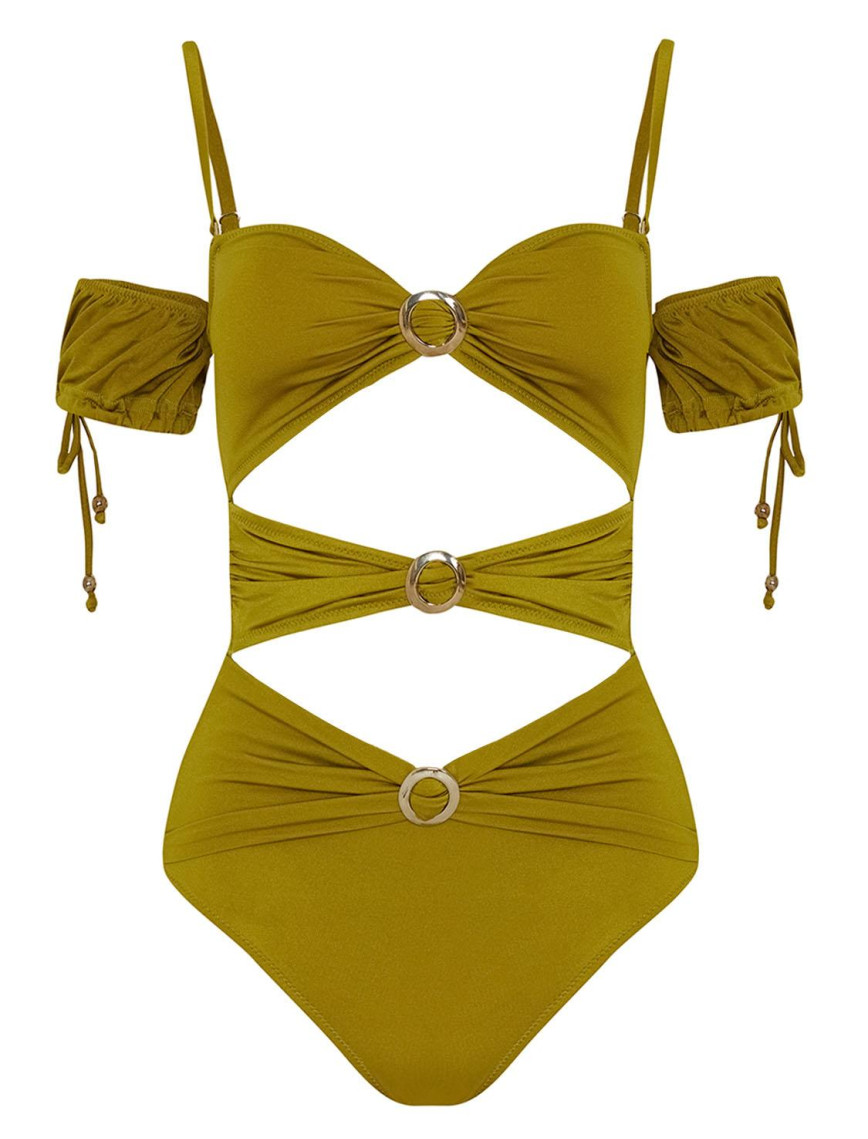 Büzgü Detaylı Mayo Büzgü Detaylı Mayo