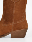 Tamer Tanca Kadın Hakiki Deri Taba Süet Western Bot Tamer Tanca Kadın Hakiki Deri Taba Süet Western Bot