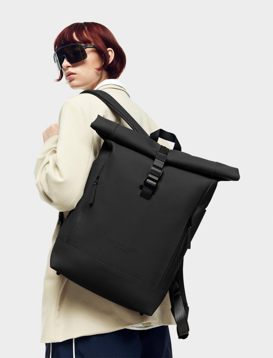 Gaston Luga Rullen Laptop Bölmeli Sırt Çantası 13'' - Siyah