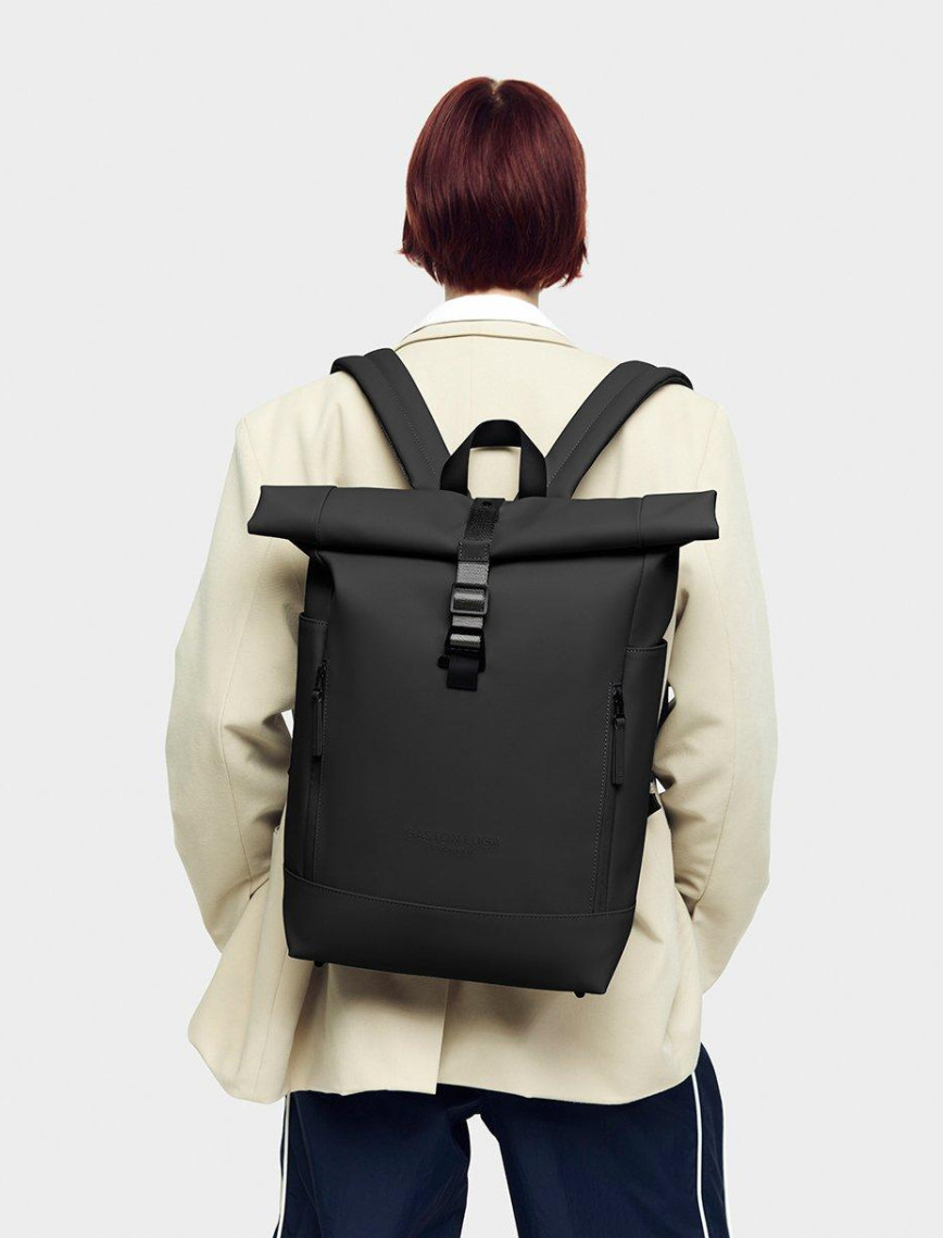 Gaston Luga Rullen Laptop Bölmeli Sırt Çantası 13'' - Siyah