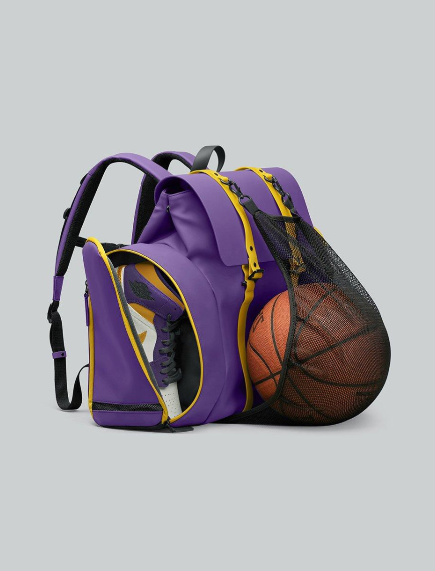 Gaston Luga Splash Sneaker Pockets Spor Çantası - Mor