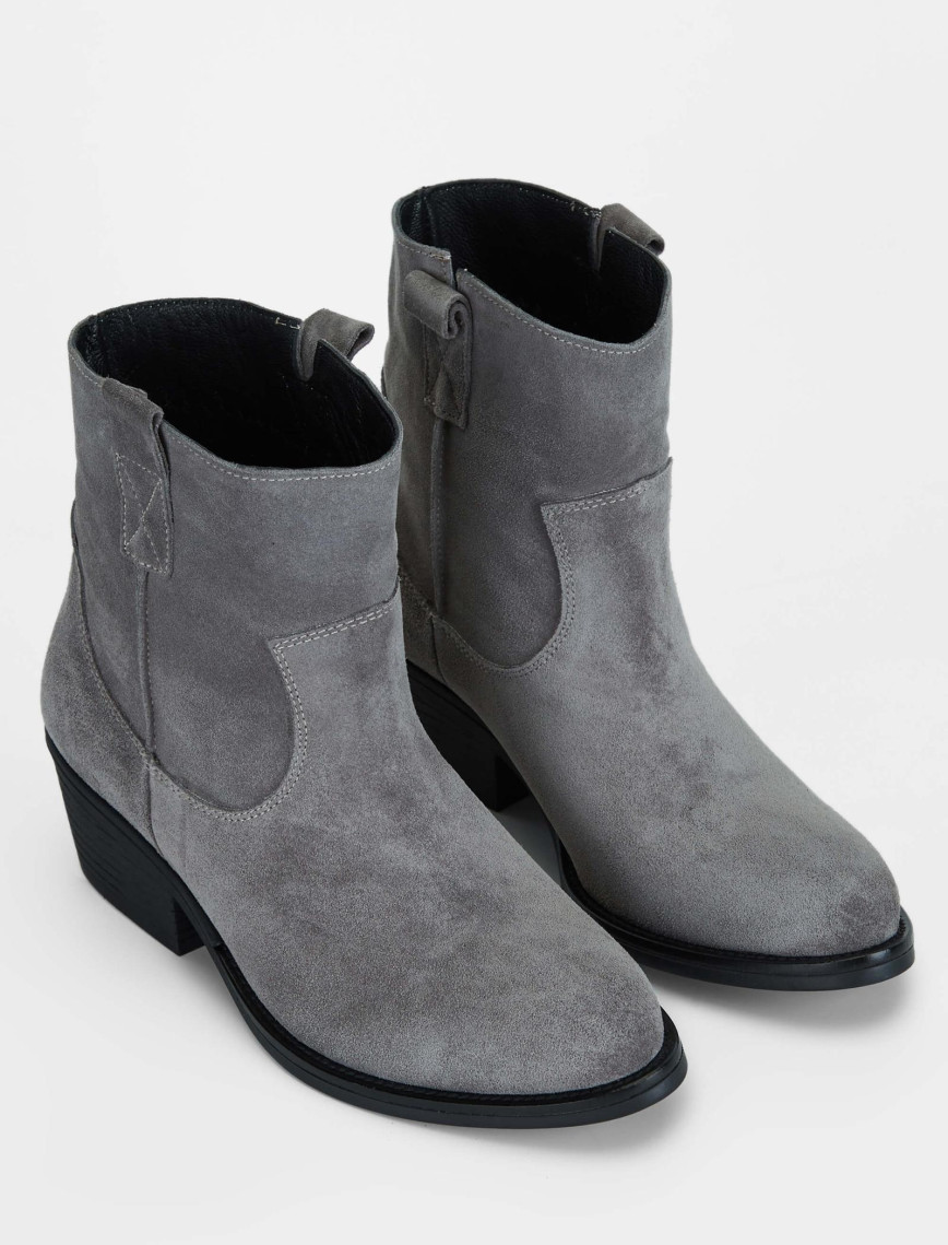 Tamer Tanca Kadın Hakiki Deri Vizon Western Bot