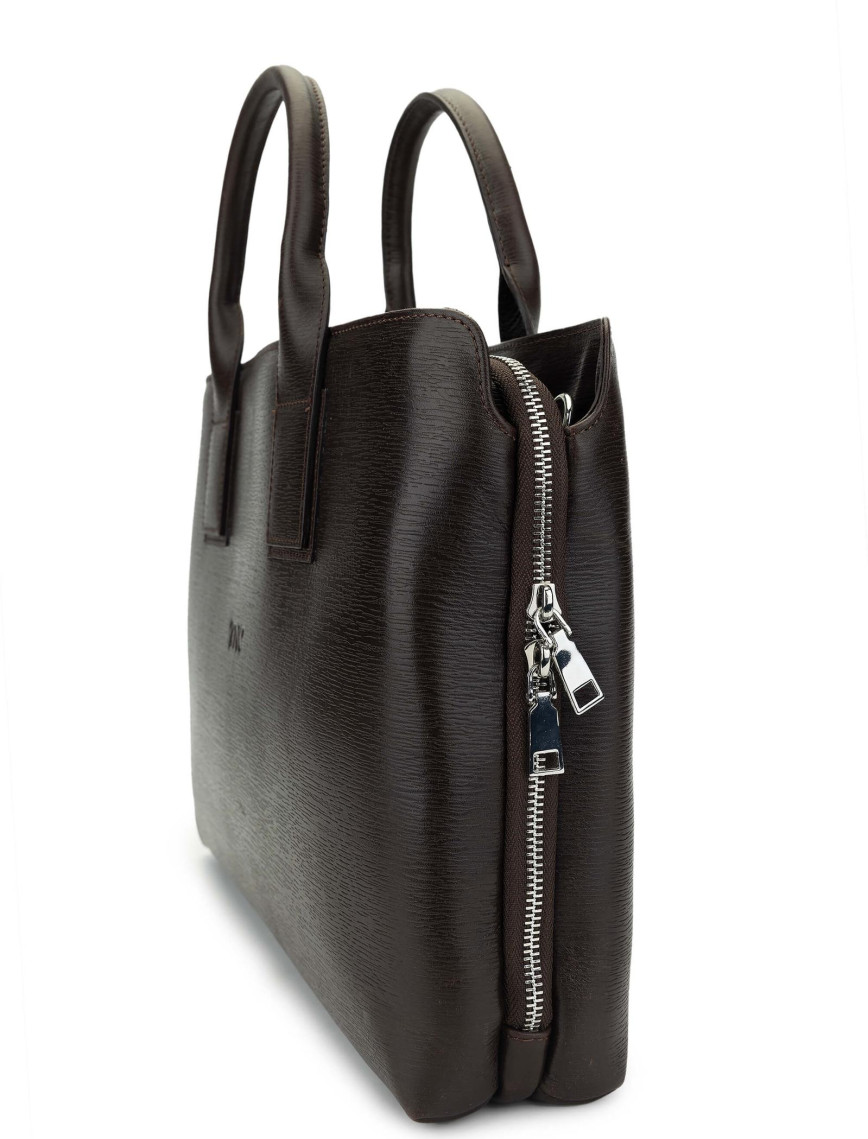 Tamer Tanca Erkek Hakiki Deri Kahverengi Evrak Çantası Tamer Tanca Erkek Hakiki Deri Kahverengi Evrak Çantası