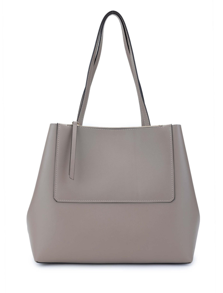 Tamer Tanca Kadın Hakiki Deri Vizon Omuz Çanta