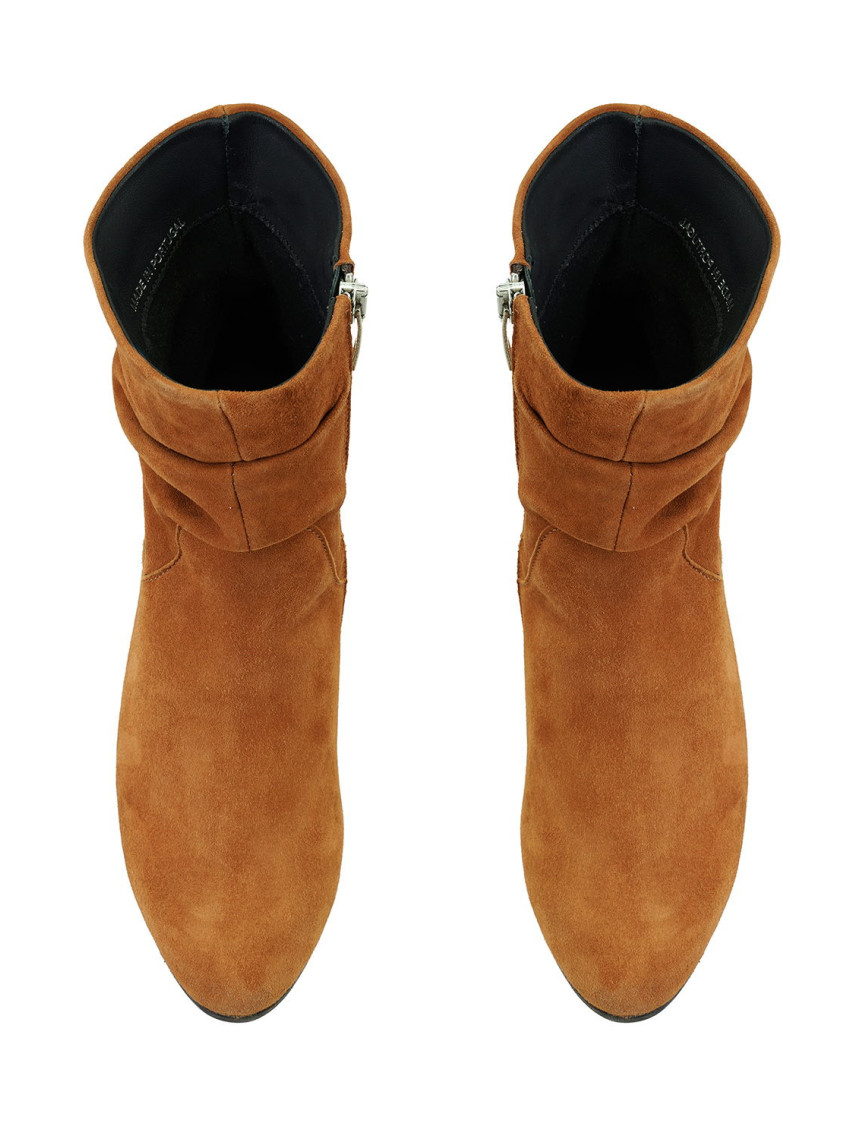 Belen Taba Kadın DesaComfort Fermuarlı Topuklu Deri Bot Belen Taba Kadın DesaComfort Fermuarlı Topuklu Deri Bot