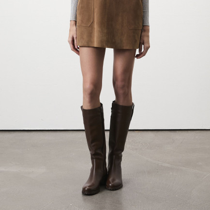 Kadın Kahve Deri Çizme