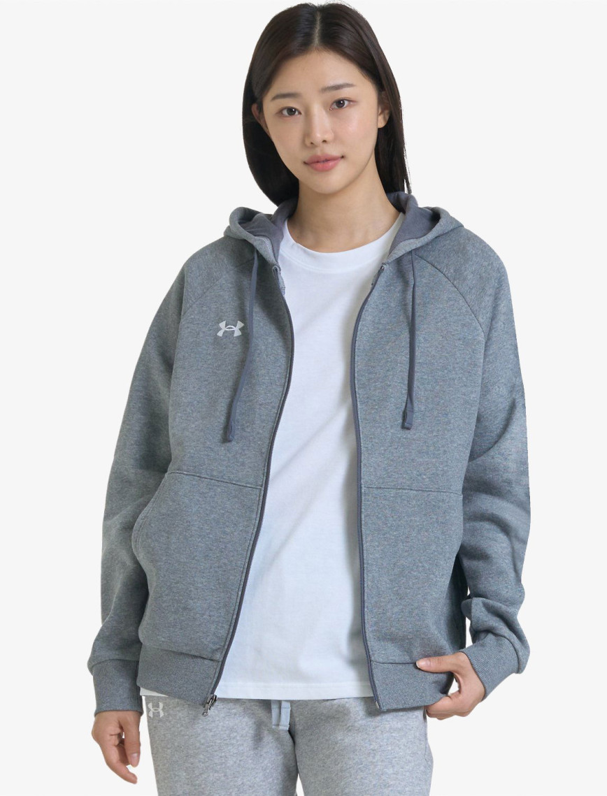 Under Armour Rival Fleece FZ Hood Erkek Gri Sweatshirt Under Armour Rival Fleece FZ Hood Erkek Gri Sweatshirt