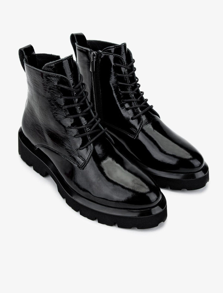 Valmenti Kadın Siyah Rugan Casual Bot Valmenti Kadın Siyah Rugan Casual Bot