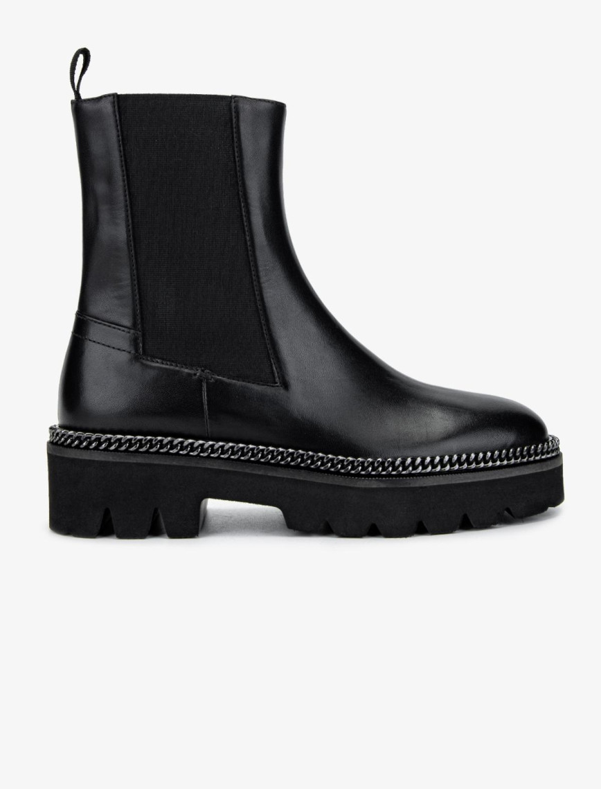 Valmenti Kadın Hakiki Deri Siyah Deri Casual Bot Valmenti Kadın Hakiki Deri Siyah Deri Casual Bot