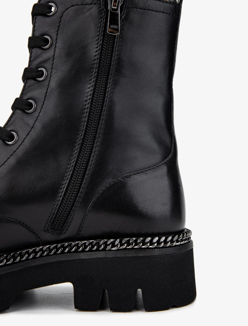 Valmenti Kadın Hakiki Deri Siyah Deri Casual Bot Valmenti Kadın Hakiki Deri Siyah Deri Casual Bot