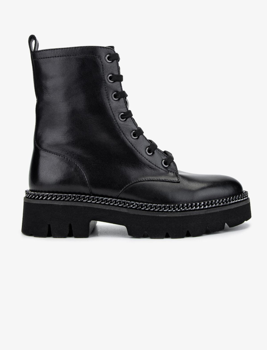 Valmenti Kadın Hakiki Deri Siyah Deri Casual Bot Valmenti Kadın Hakiki Deri Siyah Deri Casual Bot