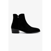 Valmenti Kadın Hakiki Deri Siyah Süet Topuklu Bot Valmenti Kadın Hakiki Deri Siyah Süet Topuklu Bot