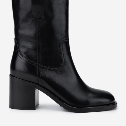 Valmenti Kadın Hakiki Deri Siyah Deri Casual Bot