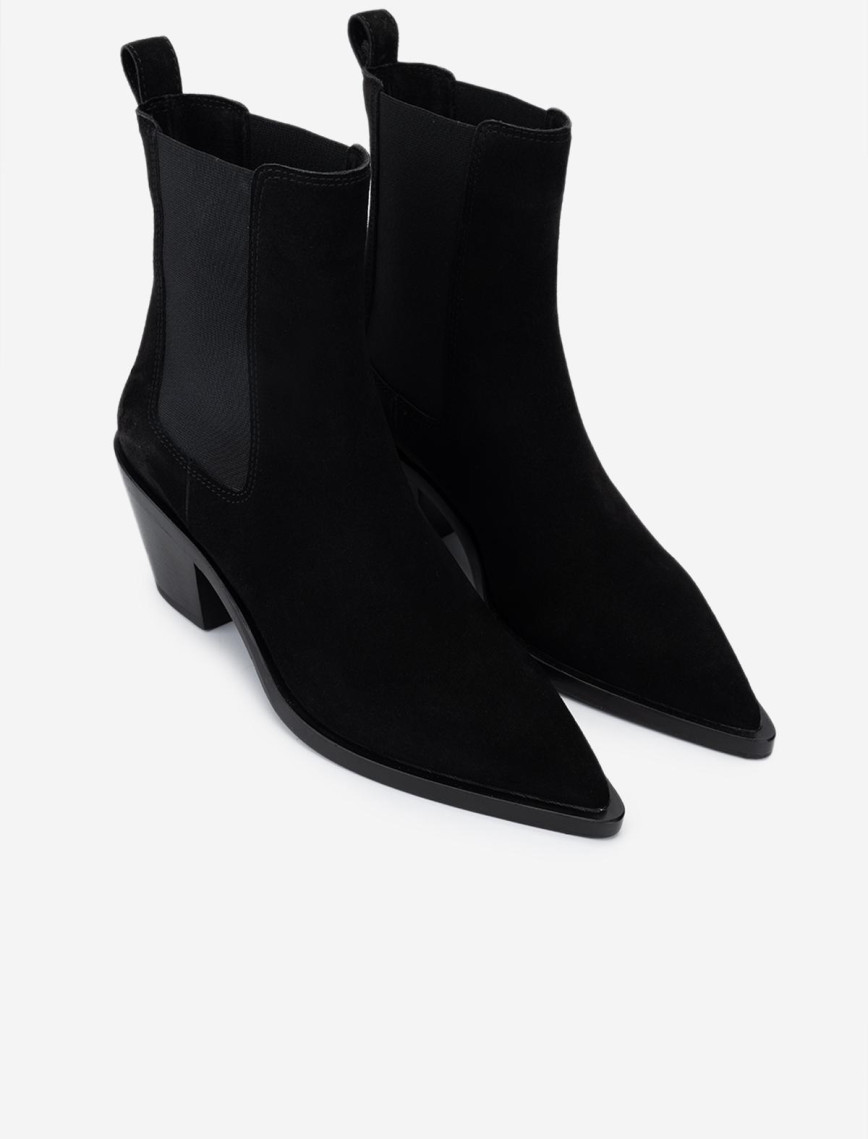 Valmenti Kadın Hakiki Deri Siyah Süet Casual Bot Valmenti Kadın Hakiki Deri Siyah Süet Casual Bot