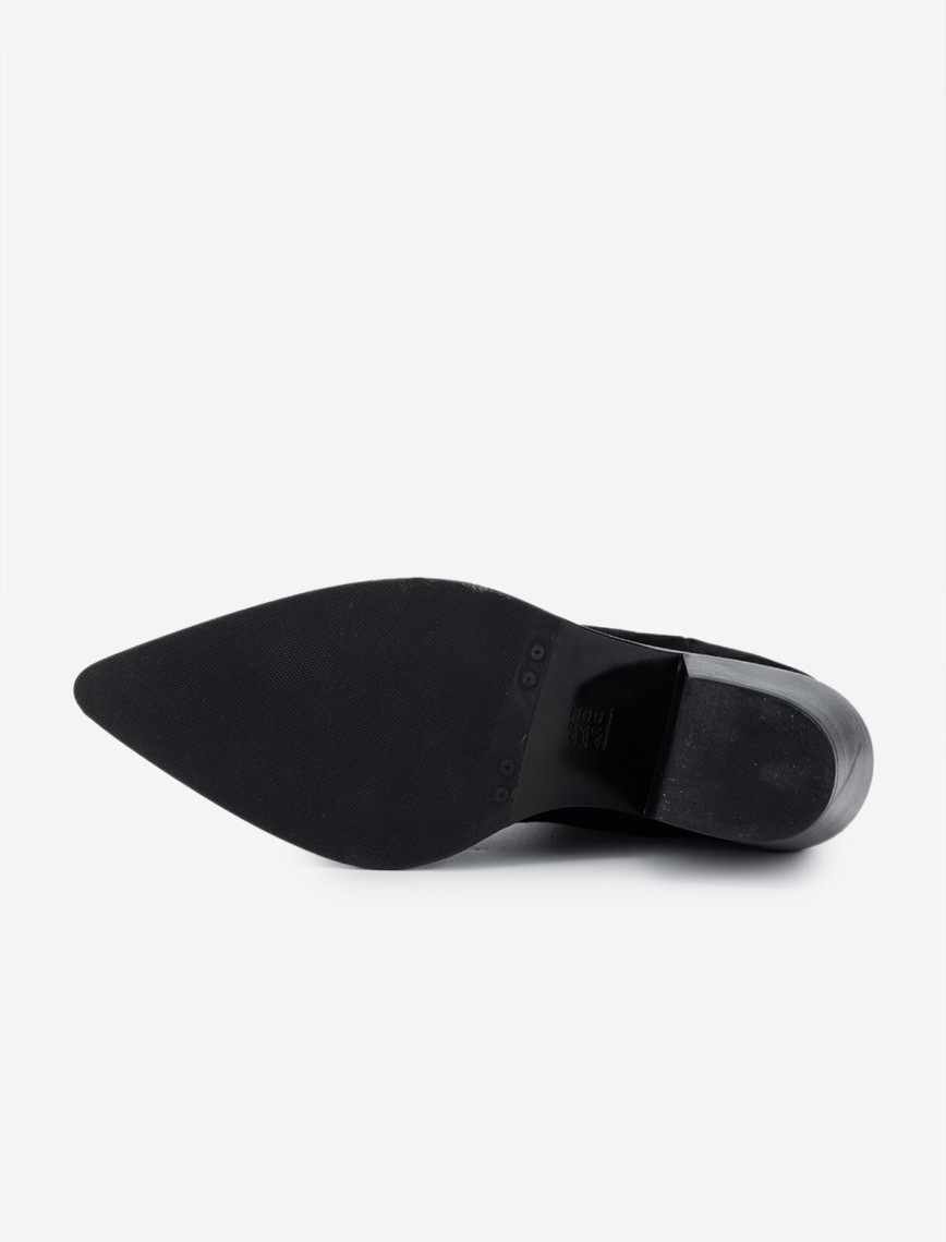 Valmenti Kadın Hakiki Deri Siyah Süet Casual Bot Valmenti Kadın Hakiki Deri Siyah Süet Casual Bot