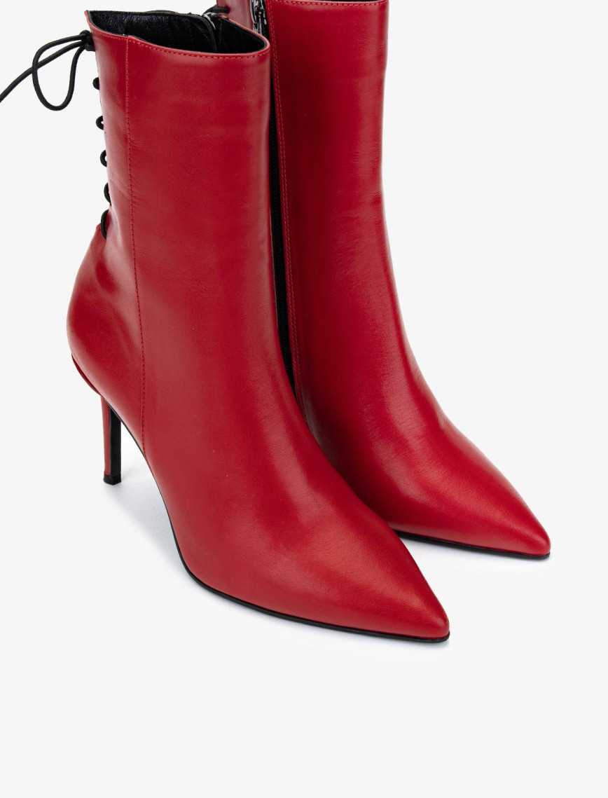 Valmenti Kadın . Kırmızı Topuklu Bot Valmenti Kadın . Kırmızı Topuklu Bot
