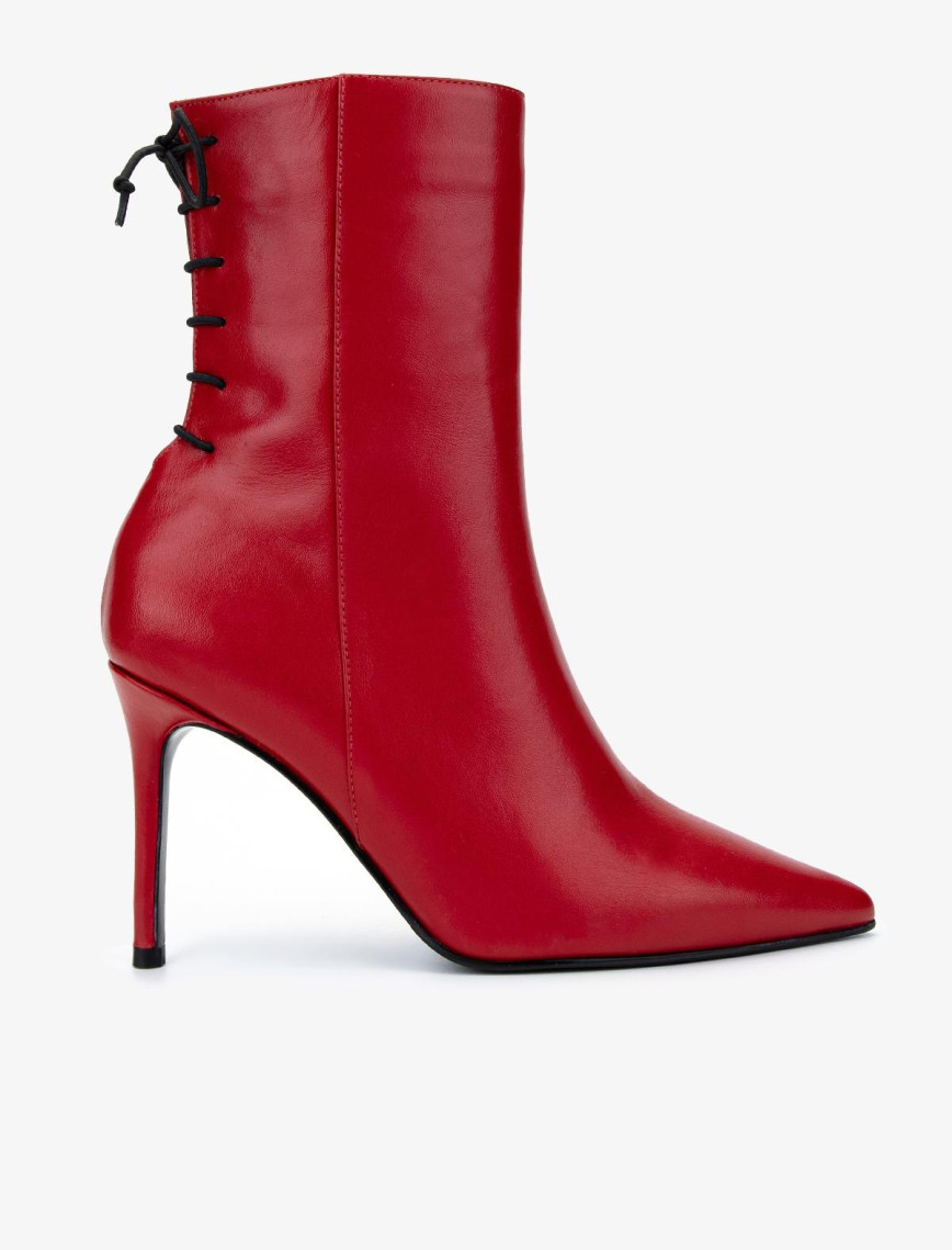 Valmenti Kadın . Kırmızı Topuklu Bot Valmenti Kadın . Kırmızı Topuklu Bot