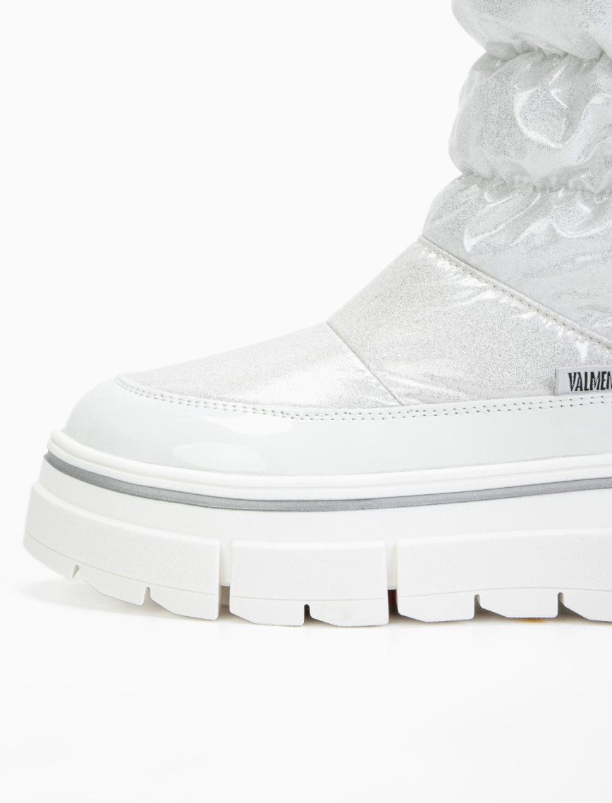 Valmenti Abriana Kadın Beyaz parıltı Deri & Tekstil Kar Botu Valmenti Abriana Kadın Beyaz parıltı Deri & Tekstil Kar Botu