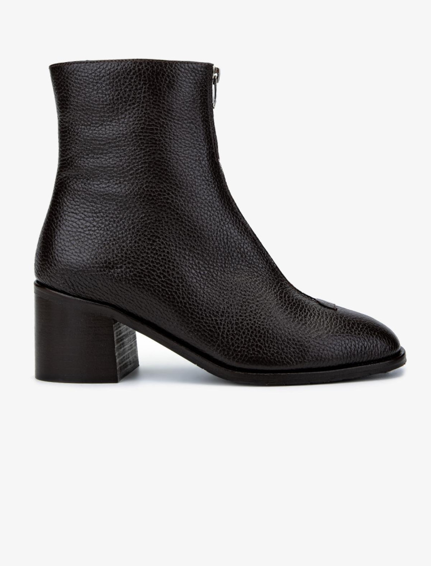 Valmenti Kadın Hakiki Deri Kahverengi Topuklu Bot Valmenti Kadın Hakiki Deri Kahverengi Topuklu Bot