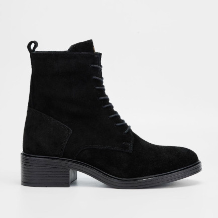 Valmenti Regulus Kadın Siyah Süet Hakiki Deri Casual Bot