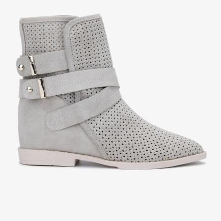 Valmenti Arden Kadın Bej Süet Hakiki Deri Casual Bot