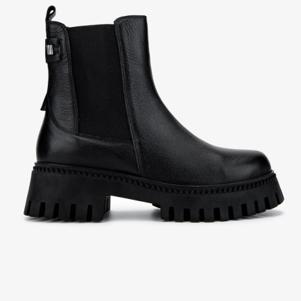 Valmenti Kadın Hakiki Deri Siyah Floter Casual Bot