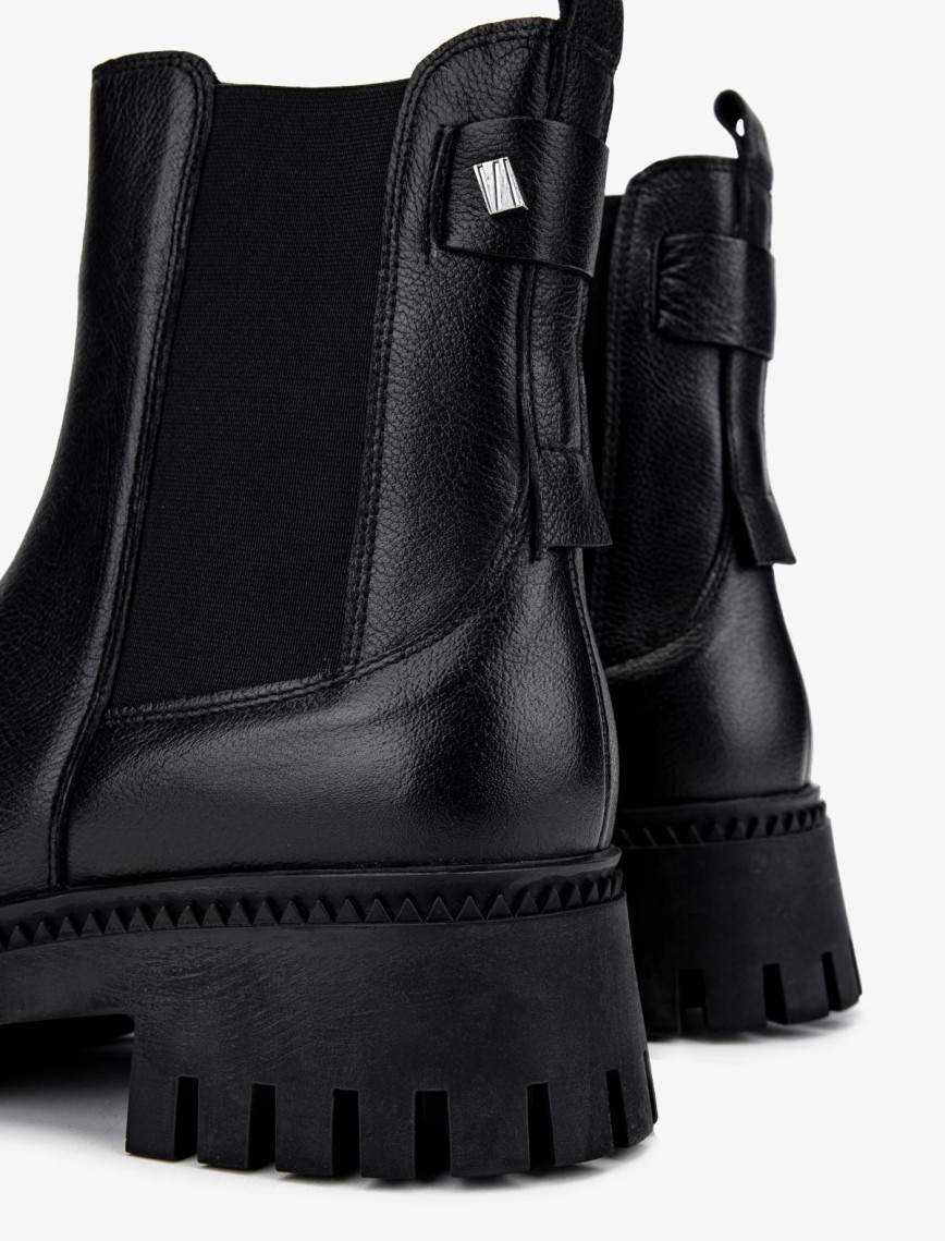 Valmenti Kadın Hakiki Deri Siyah Floter Casual Bot Valmenti Kadın Hakiki Deri Siyah Floter Casual Bot