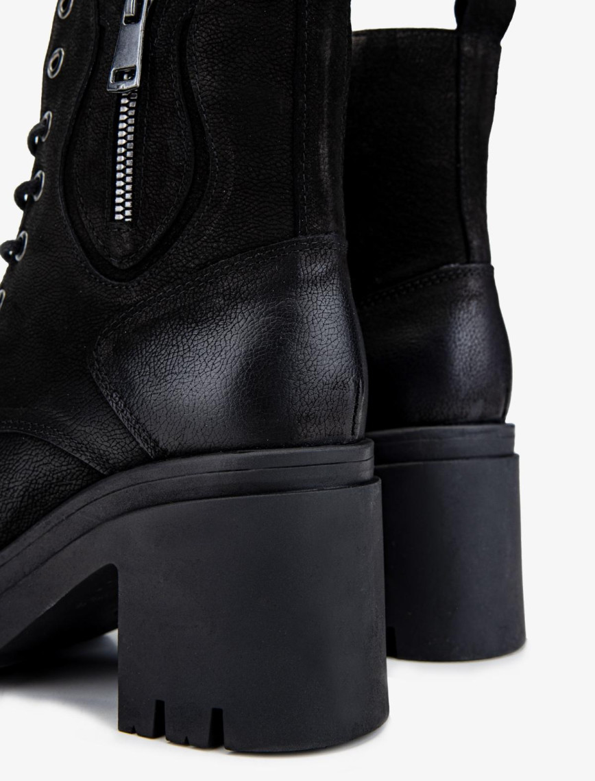 Valmenti Kadın Hakiki Deri Siyah Nubuk Casual Bot Valmenti Kadın Hakiki Deri Siyah Nubuk Casual Bot