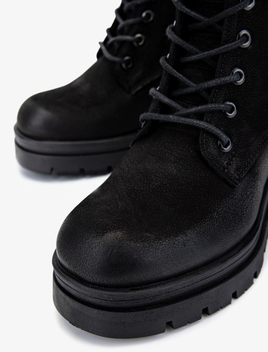 Valmenti Kadın Hakiki Deri Siyah Nubuk Casual Bot Valmenti Kadın Hakiki Deri Siyah Nubuk Casual Bot