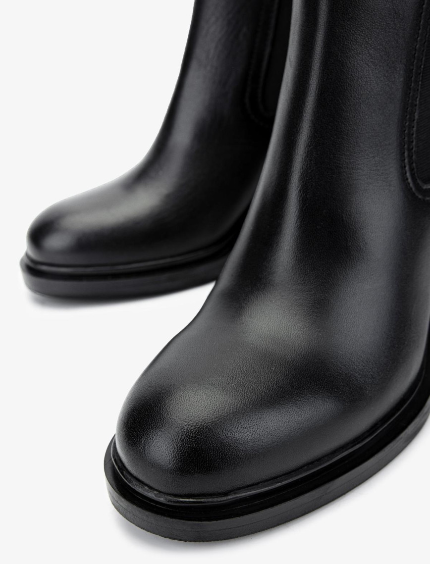 Valmenti Kadın Hakiki Deri Siyah Deri Casual Bot Valmenti Kadın Hakiki Deri Siyah Deri Casual Bot