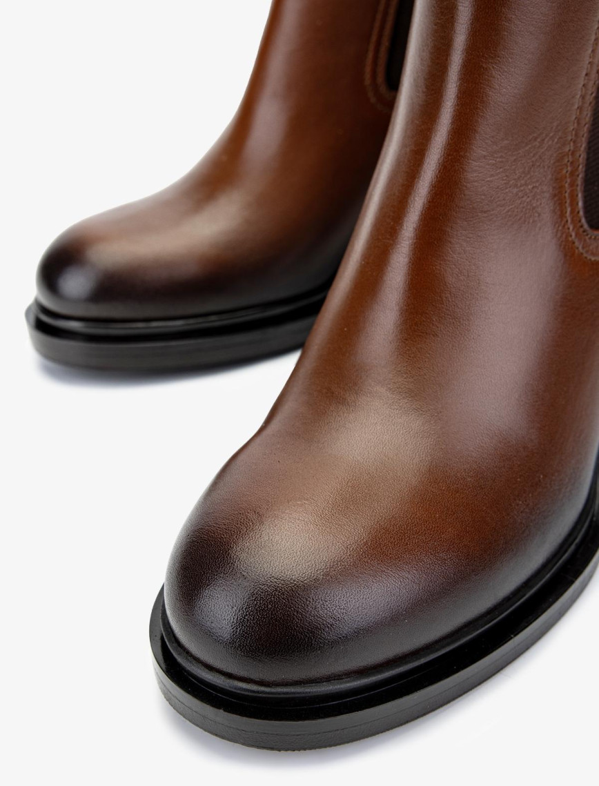 Valmenti Kadın Hakiki Deri Taba Deri Casual Bot Valmenti Kadın Hakiki Deri Taba Deri Casual Bot