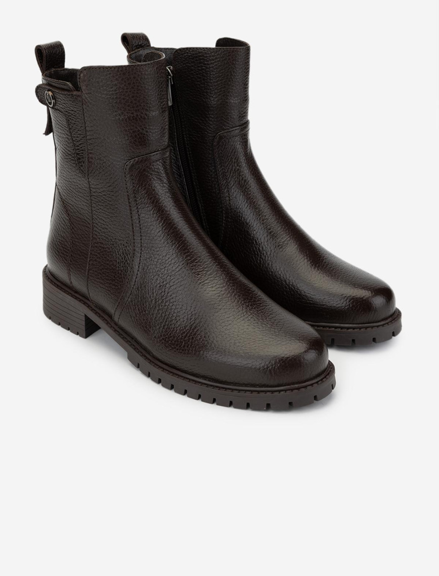 Valmenti Kadın Kahverengi Düz Bot Valmenti Kadın Kahverengi Düz Bot