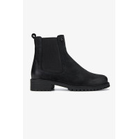 Valmenti Kadın Siyah Nubuk Düz Bot Valmenti Kadın Siyah Nubuk Düz Bot