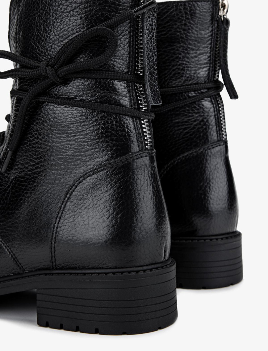 Valmenti Kadın Siyah Floter Düz Bot Valmenti Kadın Siyah Floter Düz Bot