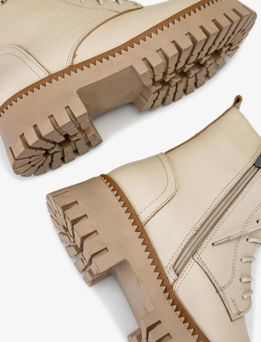 Valmenti Kadın Hakiki Deri Bej Casual Bot Valmenti Kadın Hakiki Deri Bej Casual Bot